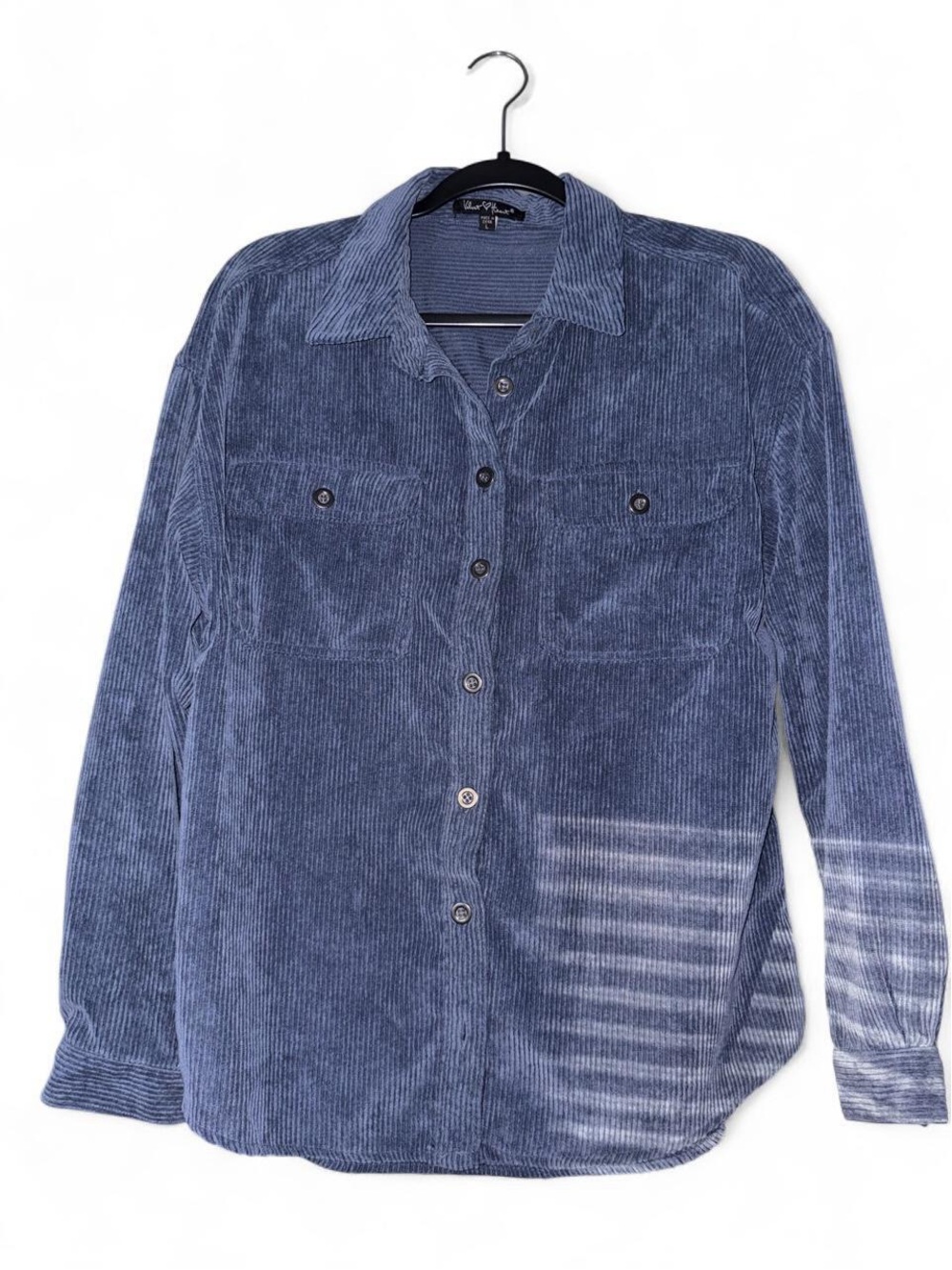 Velvet Heart Blue Corduroy Button-Down Shirt